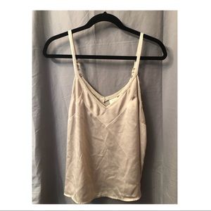 Silk champagne camisole